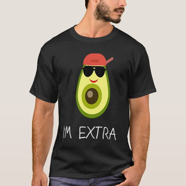 Guac is Extra Guacamole Guacaholic Avocado Toast T-Shirt (Front)