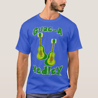 Guac Medley Guacamole Avocado Guitar Slogan T-Shirt