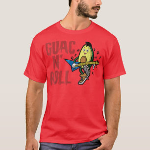 Guac N Roll, Holy Guacamole, Funny Avocado For Men T-Shirt
