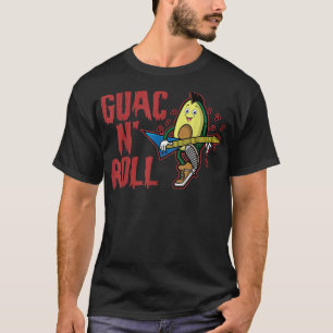 Guac N Roll, Holy Guacamole, Funny Avocado For Men T-Shirt