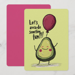 Guac 'n' Roll! Let’s Avoca-Do Something Fun Invitation