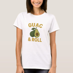 🥑 Guac & Roll – Funny Avocado Foodie T-Shirt 