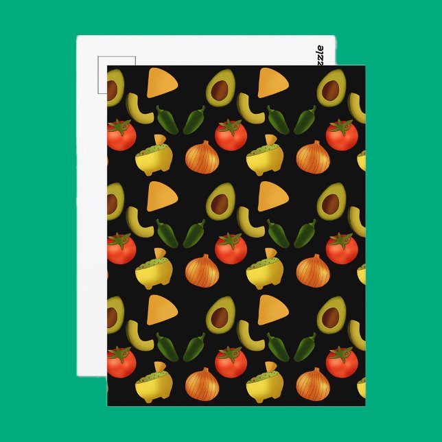 Guacamole And Tortilla Chips Postcard (Creator Uploaded)