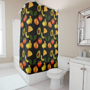 Guacamole And Tortilla Chips Shower Curtain