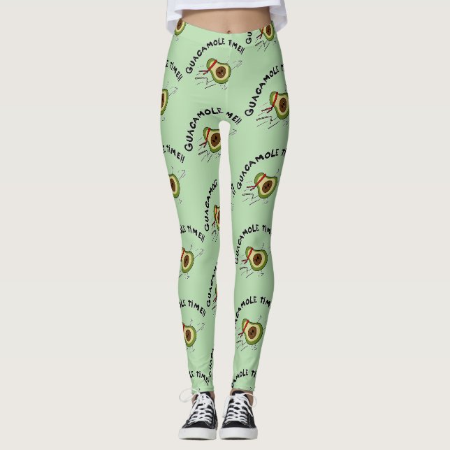 Guacamole time leggings (Front)