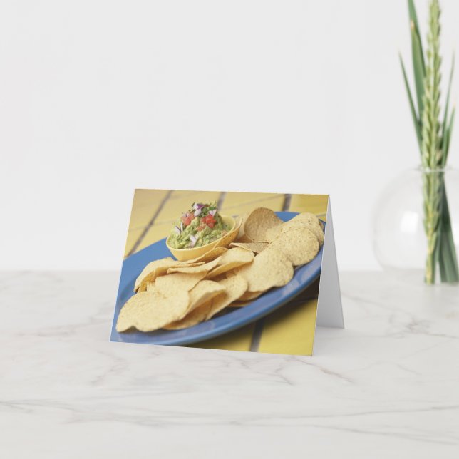 Guacamole with Chips Card (Front)