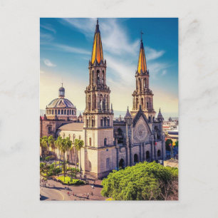 Guadalajara, Jalisco,Mexico Cathedral Postcard