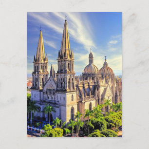 Guadalajara, Jalisco,Mexico Cathedral Postcard