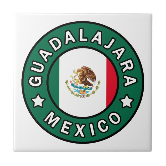 Guadalajara Mexico Ceramic Tile (Front)