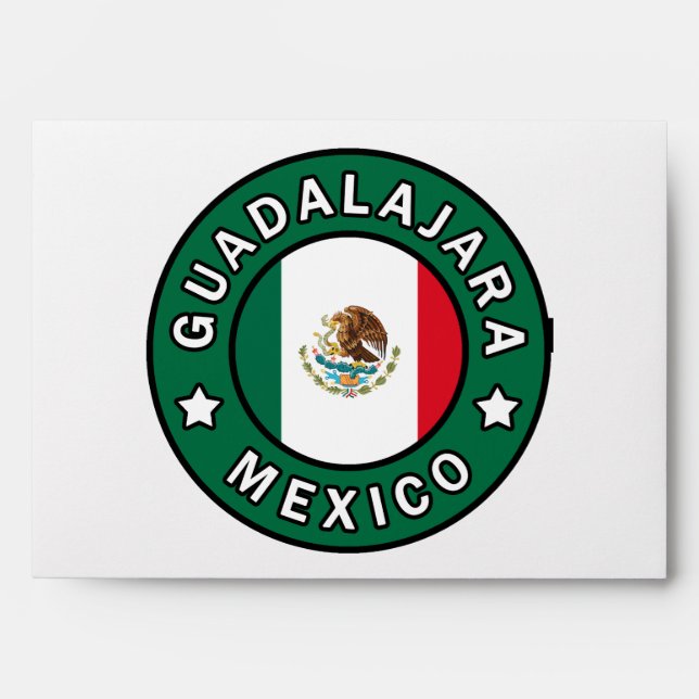 Guadalajara Mexico Envelope (Front)