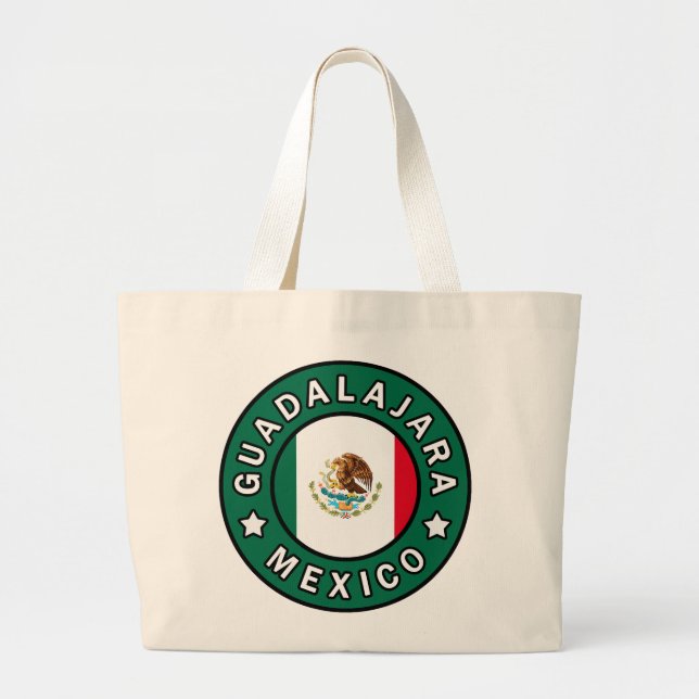 Guadalajara Mexico Large Tote Bag (Front)