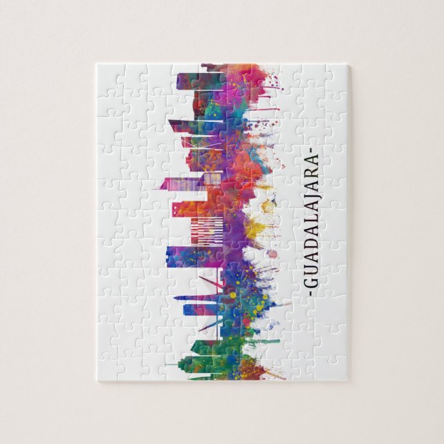 Guadalajara Mexico Skyline Jigsaw Puzzle (Vertical)