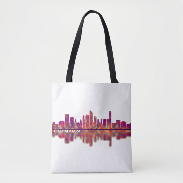 Guadalajara Skyline Tote Bag (Front)