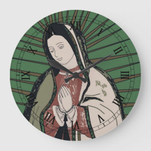 Guadalupe China Doll Large Clock