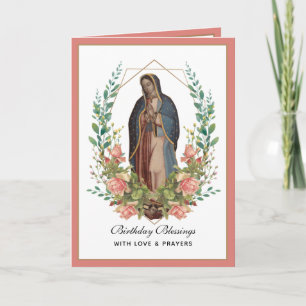 Guadalupe Elegant Religious Celebration Card