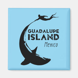Guadalupe Island Mexico Scuba Diving With Sharks Magnet