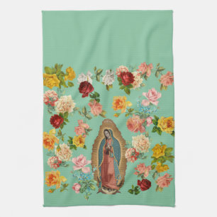 Guadalupe Kitchen Towel (mint)
