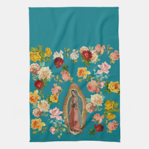Guadalupe Kitchen Towel (turquoise)