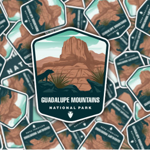 Guadalupe Mountain National Park   Die-Cut Sticker