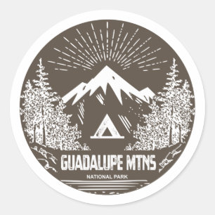 Guadalupe Mountains National Park Classic Round Sticker