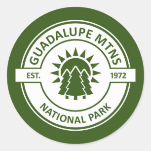 Guadalupe Mountains National Park Classic Round Sticker