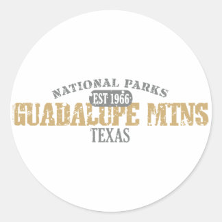 Guadalupe Mountains National Park Classic Round Sticker