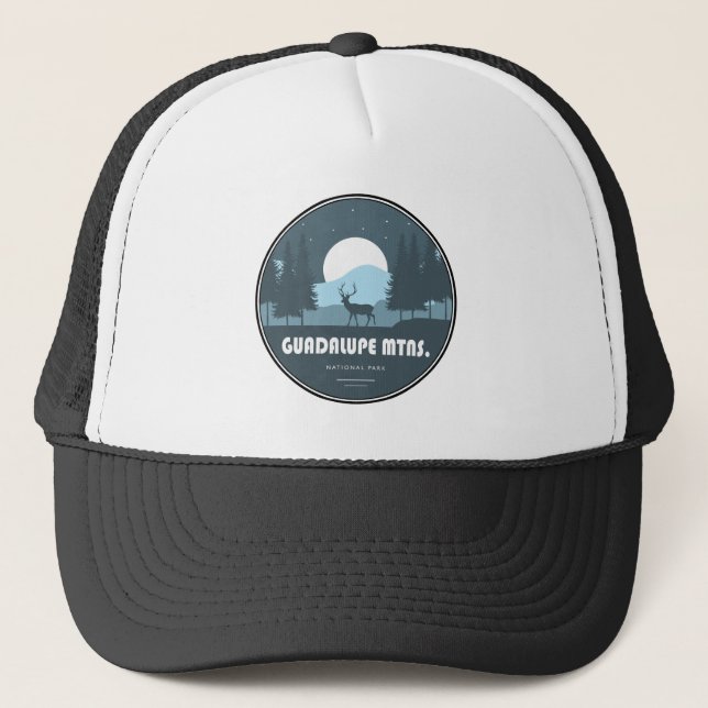 Guadalupe Mountains National Park Deer Trucker Hat (Front)