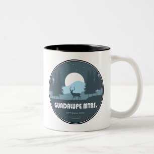 Guadalupe Mountains National Park Deer Two-Tone Coffee Mug