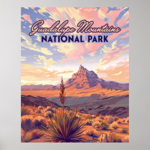Guadalupe Mountains National Park El Capitan Texas Poster