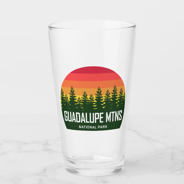 Guadalupe Mountains National Park Glass (Front)