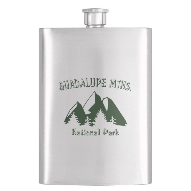 Guadalupe Mountains National Park Hip Flask (Front)