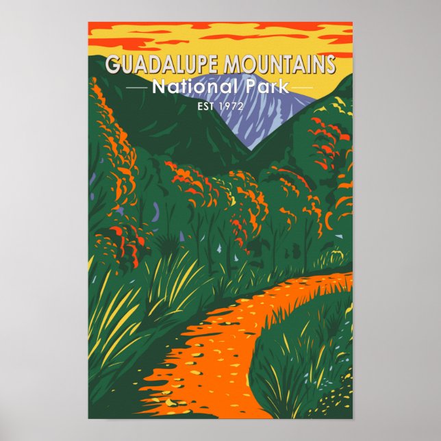 Guadalupe Mountains National Park McKittrick Poster (Front)