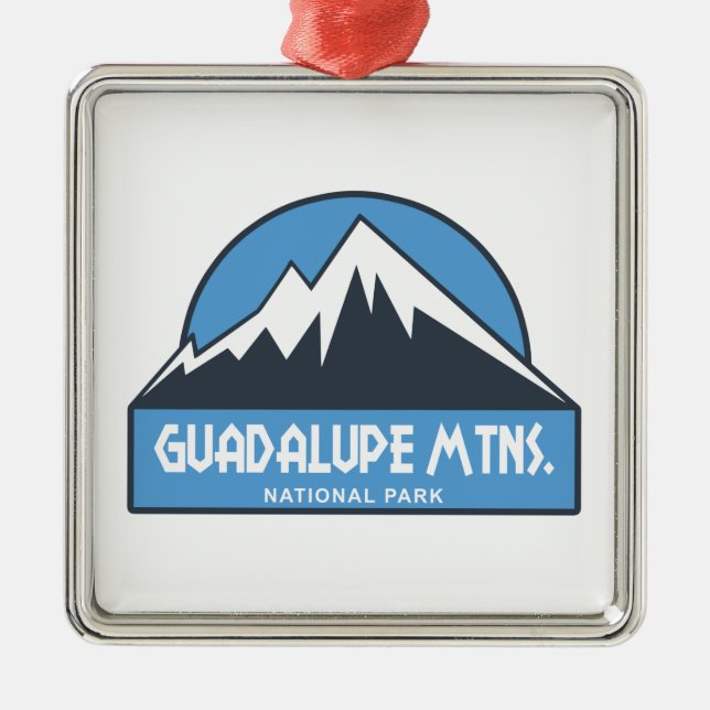 Guadalupe Mountains National Park Metal Ornament (Front)