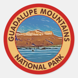 Guadalupe Mountains National Park, Texas Classic Round Sticker