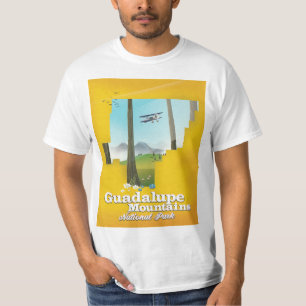 Guadalupe mountains national park, Texas map. T-Shirt