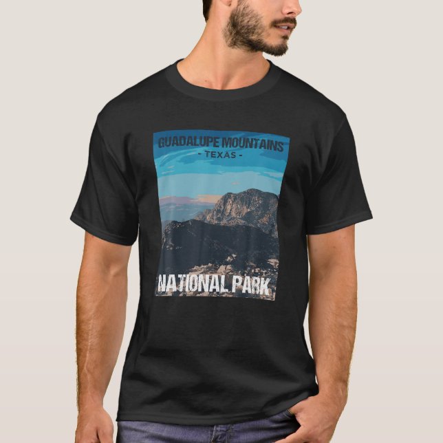 Guadalupe Mountains National Park Texas Poster Des T-Shirt (Front)