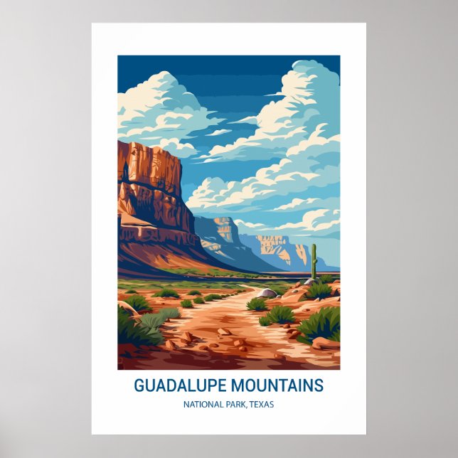 Guadalupe Mountains National Park Texas USA  Poster (Front)