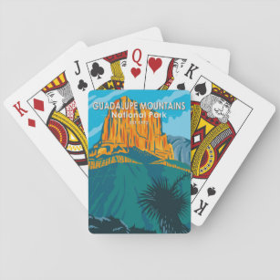  Guadalupe Mountains National Park Texas Vintage  Playing Cards