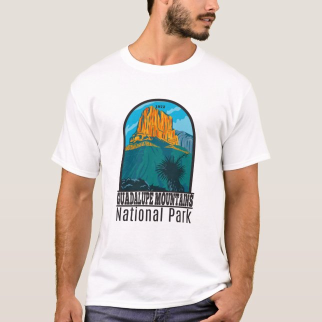Guadalupe Mountains National Park Texas Vintage T-Shirt (Front)