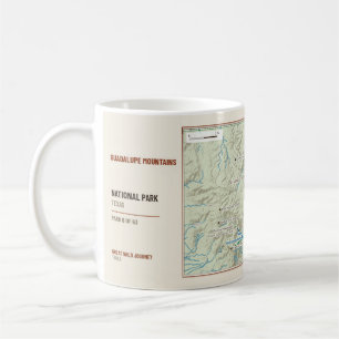Guadalupe Mountains National Park Trail Map Mug