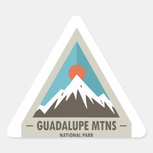 Guadalupe Mountains National Park Triangle Sticker
