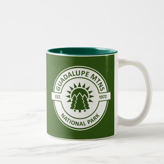 Guadalupe Mountains National Park Two-Tone Coffee Mug (Right)