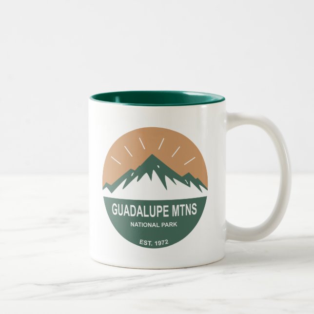Guadalupe Mountains National Park Two-Tone Coffee Mug (Right)
