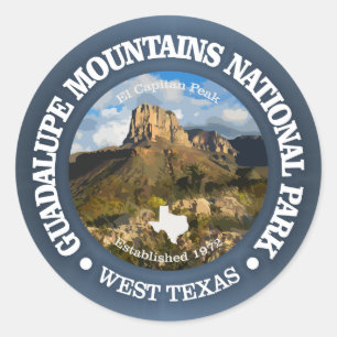 Guadalupe Mountains NP Classic Round Sticker