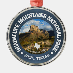 Guadalupe Mountains NP Metal Ornament