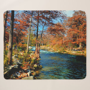 Guadalupe River Sherpa Blanket