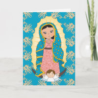Guadalupe Virgin Mary Child  Angel