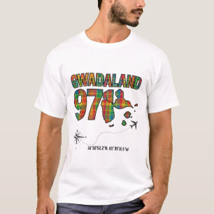 Guadeloupe 971 Gwadaland madras - Trip West Indies T-Shirt