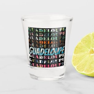 Guadeloupe: A Visual Celebration in Colors Shot Glass