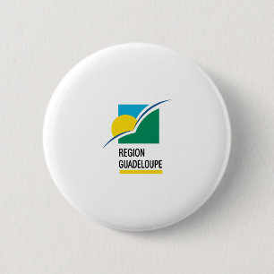 Guadeloupe Flag 6 Cm Round Badge